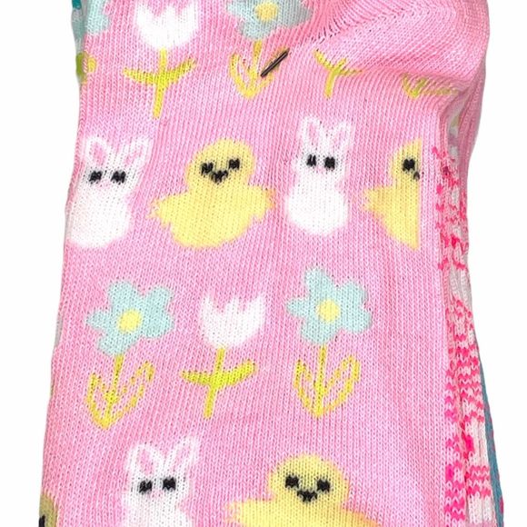 Betsey Johnson Easter Low Cut Socks Pink Blue 10 Pairs - Picture 3 of 6